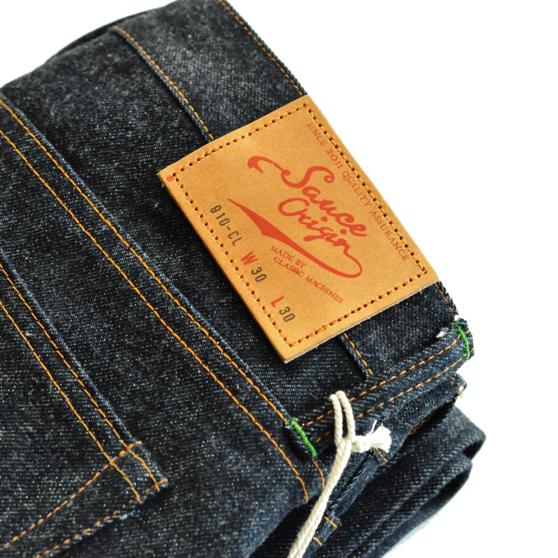 SAUCE ORIGIN 910-CL Selvedge Jeans Raw Jeans Mens - FleetCart